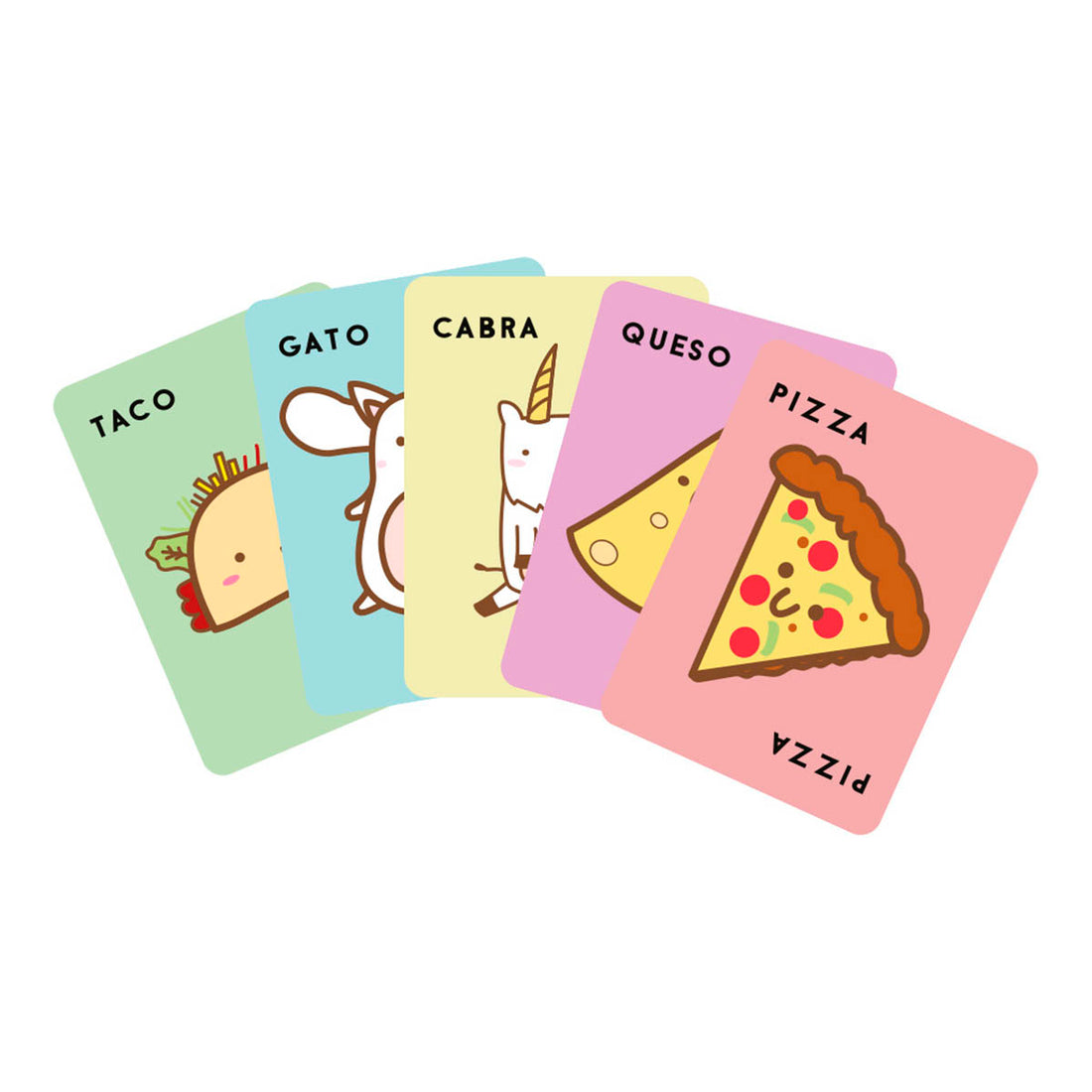 Caja del juego de cartas Taco Gato Cabra Queso Pizza, de Blue Orange