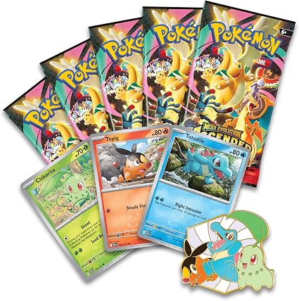 Pokémon Ascended Heroes — First Partners Deluxe Pin Collection en Inglés