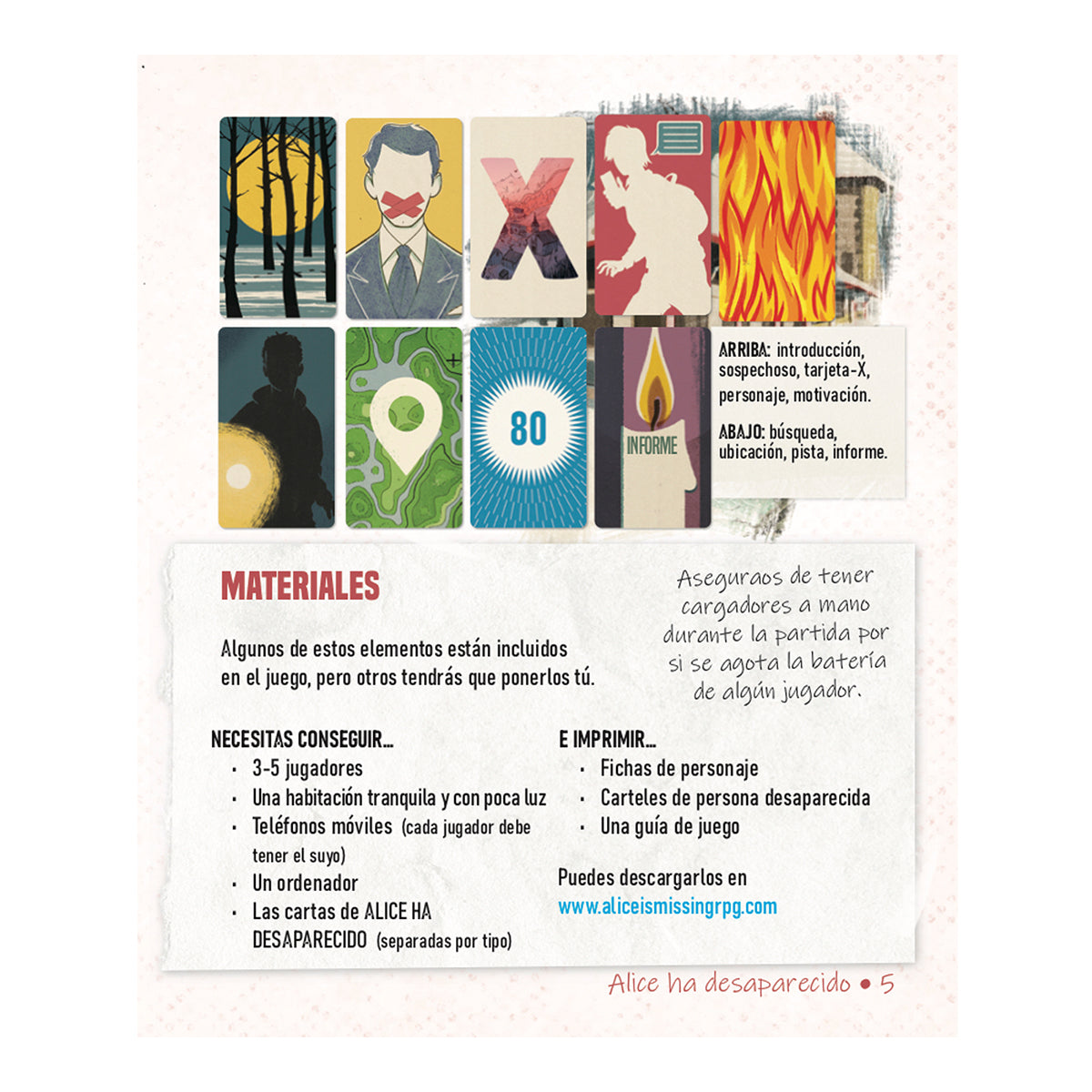 Alice ha Desaparecido — Juego de Rol