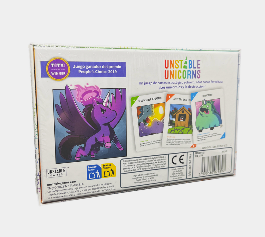 Unstable Unicorns en Español — Juego de Cartas