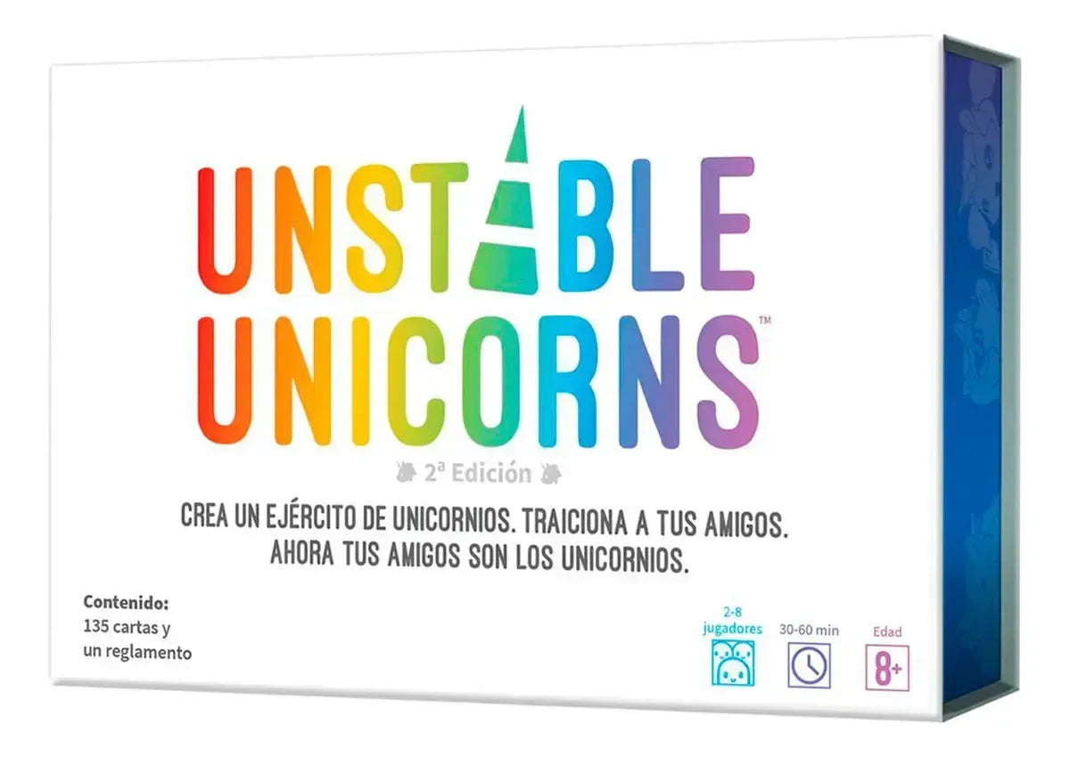 Unstable Unicorns en Español — Juego de Cartas