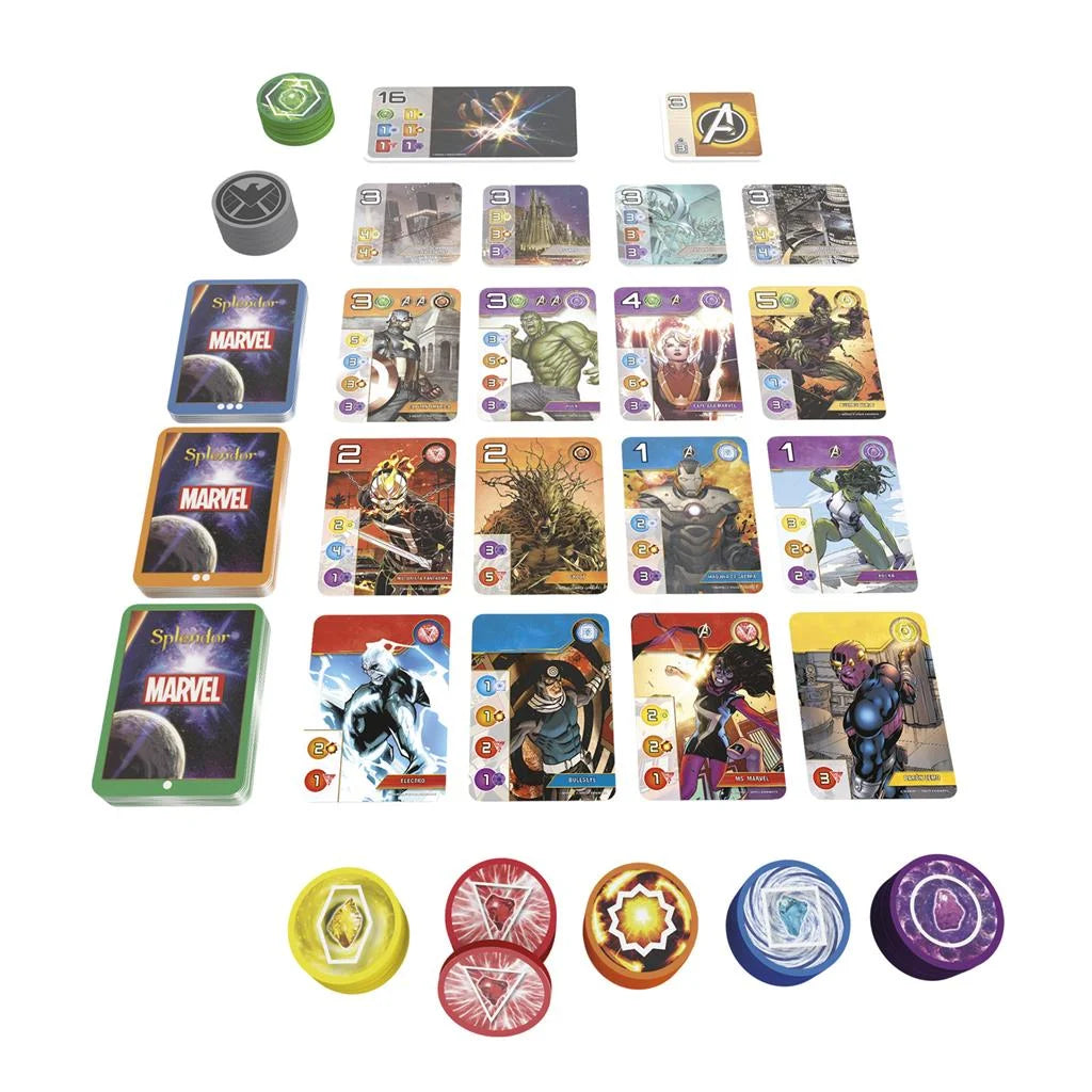 Contenido de Splendor Marvel